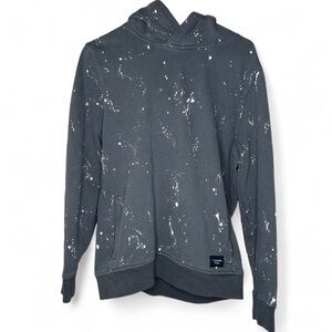 Abercrombie & Fitch Mens Pullover Paint Splatter Hoodie